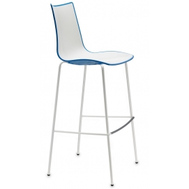 Zebra Bicolore bar stool